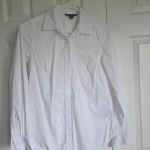 sz S Zac & Rachel white button down